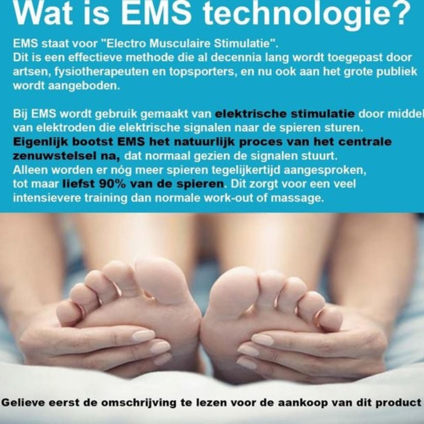 SootheStep™ EMS Voetmassager